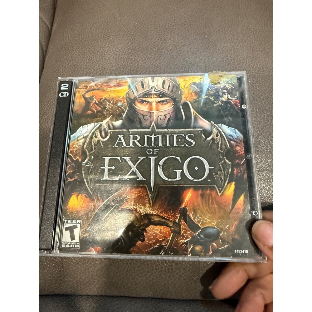 Armies of Exigo PC Game 2004 Electronic Arts RTS 2-CD Set Fantasy Strategy